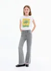 Mango Frayed Low-rise Skinny Jeans Denim Grey In Gray