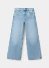Mango Jean Large Taille Normale In Blue