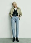 Mango Mom2000 High-rise Jeans Medium Blue In Medium Blue