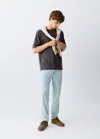 Mango Jean Regular-fit In Bleu Clair