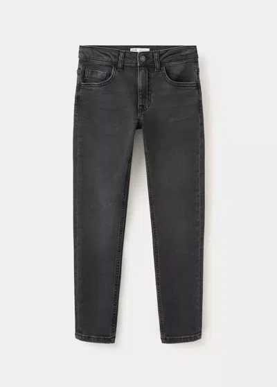 Mango Kids' Jean Skinny-fit In Black