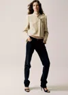 Mango Jean Slim Taille Classique In Black