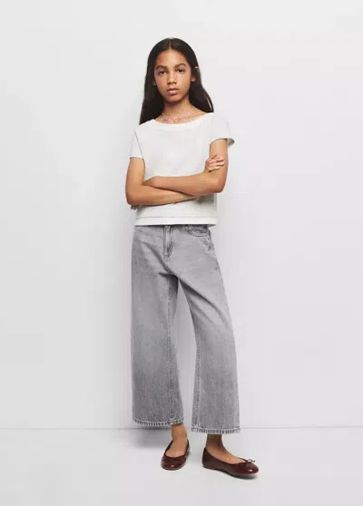 Mango Kids' Jean Style Jupe-culotte Clouté
