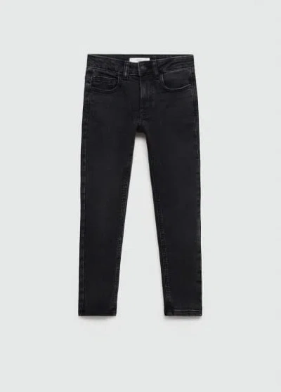 Mango Jeans In Black Denim