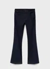 Mango Jeans Open Blue In Blue