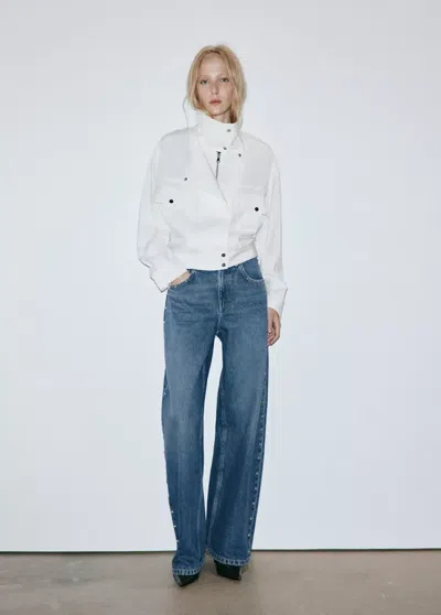 Mango Jeans Tokio In Blue