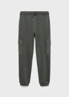 Mango Jogger Cargo Cordon Vert Forêt - Enfants - 13-14 Ans -  Kids In Green