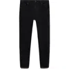 Mango Jude Skinny Fit Stretch Denim Jeans In Black Denim