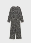Mango Jumpsuit Black In Black