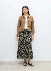 Mango Skirt Black In Black