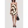 Mango Just Print Sleeveless Minidress In Multi