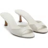 Mango Kitten Heel Sandal In White