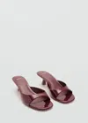 Mango Kitten Heel Sandals