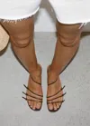 Mango Kitten-heel Sandals With Buckle Chocolate