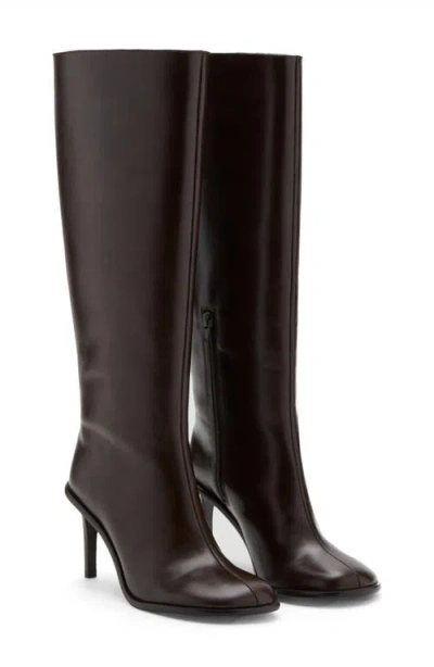 Mango Knee High Boot In Brown