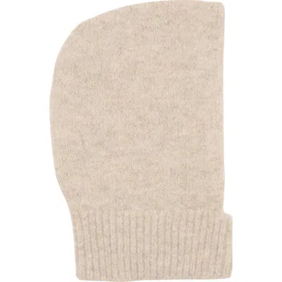 Mango Knit Balaclava In Neutral