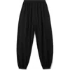 Mango Lalala Cuffed Pants In Black