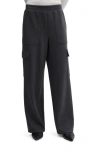 Mango Cable-knit Sweater With Shoulder Pads Ecru In Charcoal