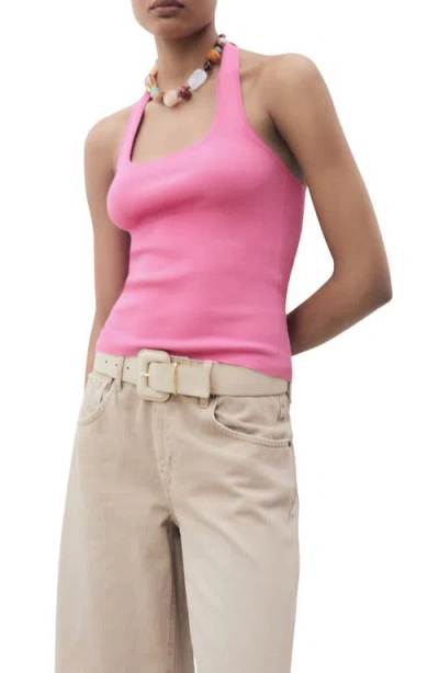 MANGO MANGO KNIT HALTER TANK