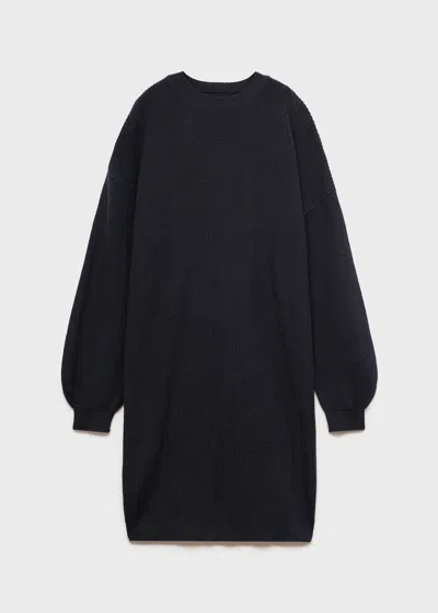 Mango Robe Bleu Marine - Enfants - 13-14 Ans -  Kids In Black