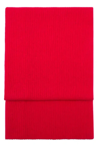 Mango Knit Scarf In Red