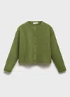 Mango Cardigan Maille Boutons Vert - Enfants - 11-12 Ans -  Kids In Green