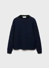 Mango Pull-over Maille Coton Bleu Marine - Enfants - 13-14 Ans -  Kids In Blue