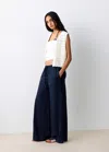 Mango Knitted Vest With Lace Pattern In White