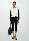 Mango Gilet In Écru