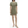 Mango Robe Maille Crochet Kaki - Femme - L -  In Khaki