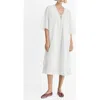 Mango Lace Trim Cotton Robe