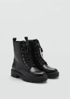 Mango Ankle Boots Black In Black