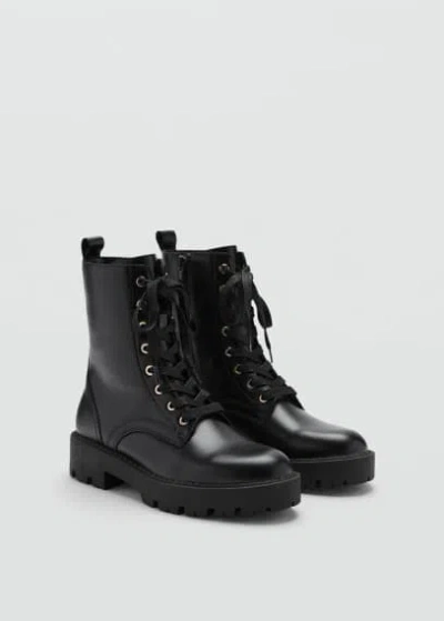Mango Ankle Boots Black