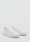 Mango Laces Basic Sneakers In White