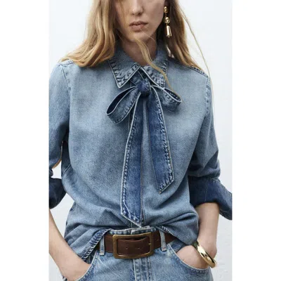 MANGO MANGO LANA DENIM SHIRT