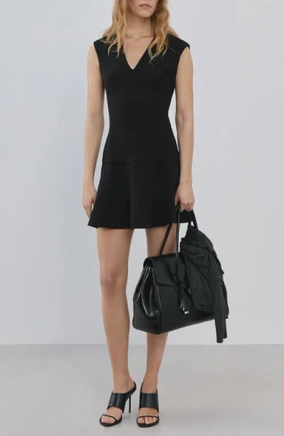 Mango Landis Minidress In Black