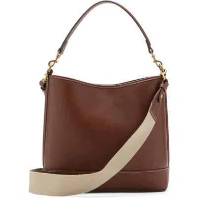 Mango Large Bucket Bag In Brown