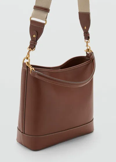 Mango Sac G- Marron Moyen - Femme - Taille Unique -  In Brown