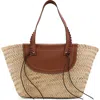 Mango Large Straw Basket Bag
