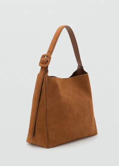Mango Sac G- Marron Moyen - Femme - Taille Unique -  In Brown