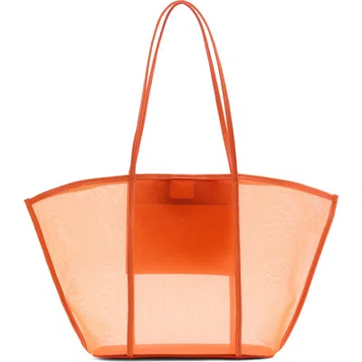 Mango Larger Shopper Bag In Orange
