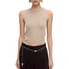 Mango Layered Tank Top In Neutral