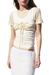 Mango Layered T-shirt In White