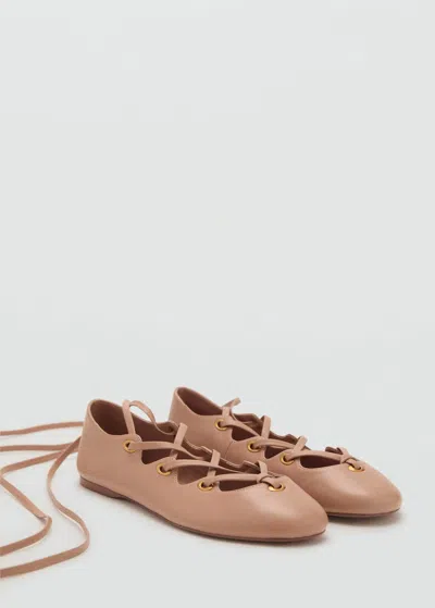 Mango Chaussures Nude - Femme - 42 -