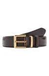 Mango Leather Belt In Brown