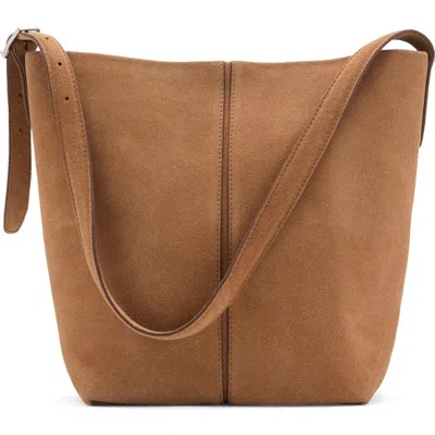 Mango Leather Bucket Bag