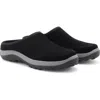 Mango Leather Clog In Black