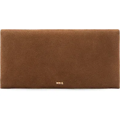 Mango Leather Envelope Clutch