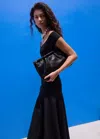 Mango Leather Handbag In Black