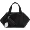 Mango Leather Handbag With Charms In Black